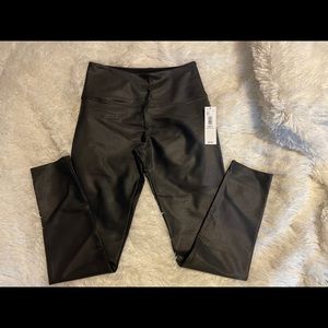 Faux Leather Leggings size Small NWT